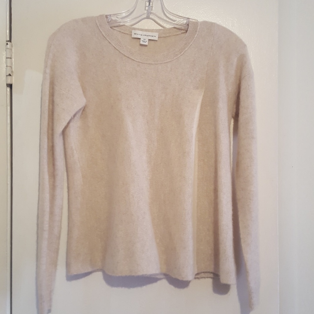 White and warren cashmere sweater